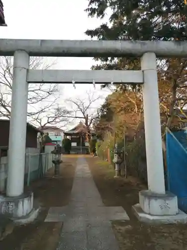 谷吉神社の鳥居