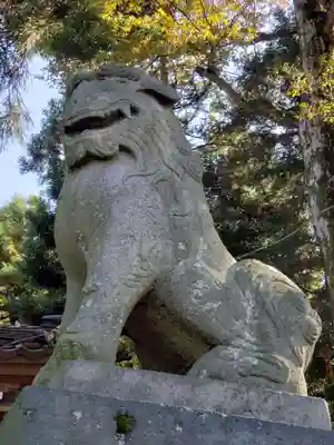 笹津神社の狛犬