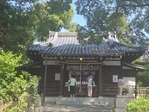 安居神社の本殿・本堂