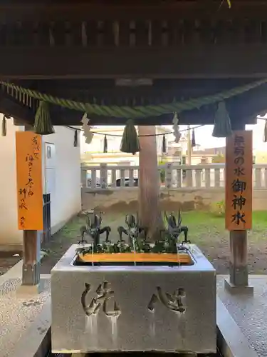 奥田神社の手水