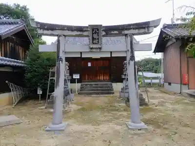 神明社（小間町）の鳥居