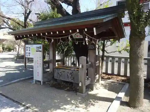 伊勢原大神宮の手水舎