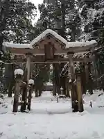 平泉寺白山神社の鳥居