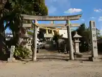 諏訪神社(虎石)の鳥居
