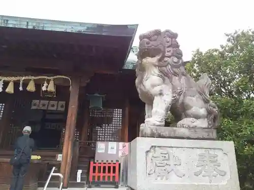 城山八幡宮の狛犬