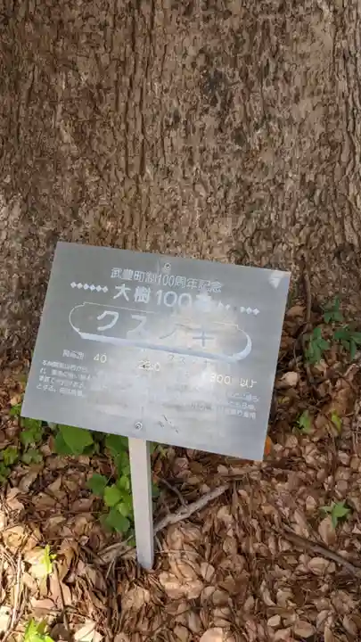 八幡社(下門八幡社)の自然