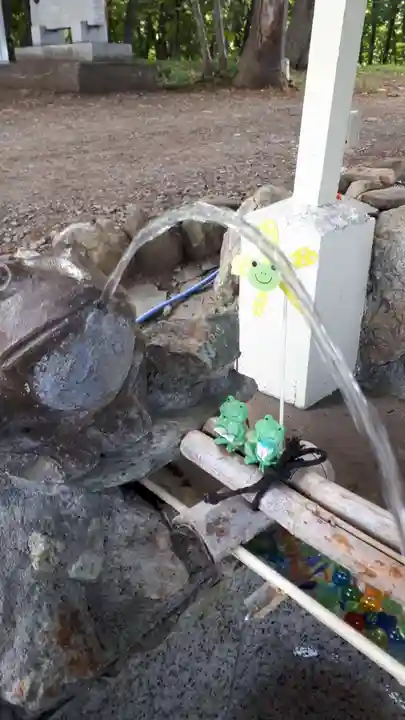 星置神社の手水舎