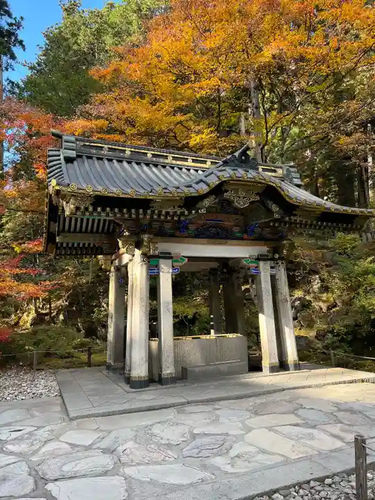 日光山輪王寺 大猷院の手水舎
