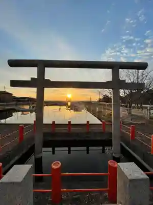 息栖神社の鳥居