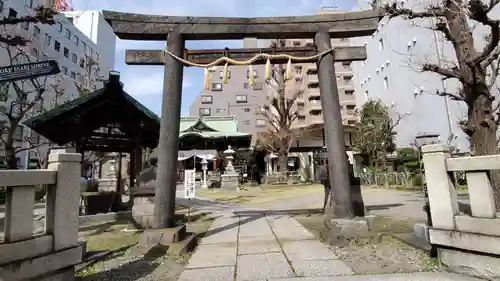 千束稲荷神社の鳥居