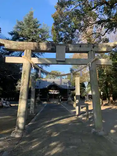 鰐河神社の鳥居