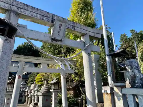 白蛇辨財天の鳥居