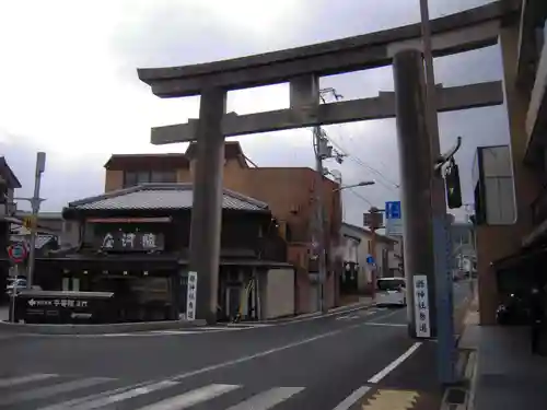 縣神社の鳥居