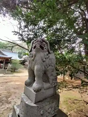 天石門別八倉比売神社の狛犬