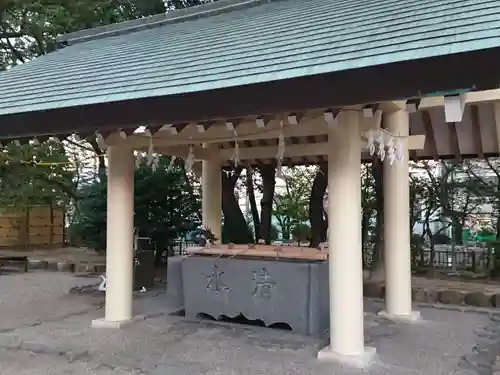 中山神明社の手水舎