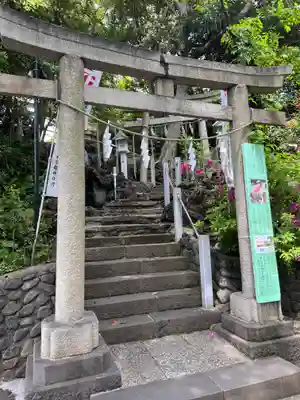 多摩川浅間神社の鳥居