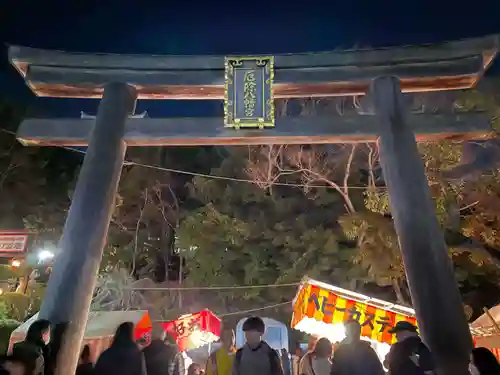 多井畑厄除八幡宮の鳥居