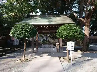 前鳥神社の手水舎