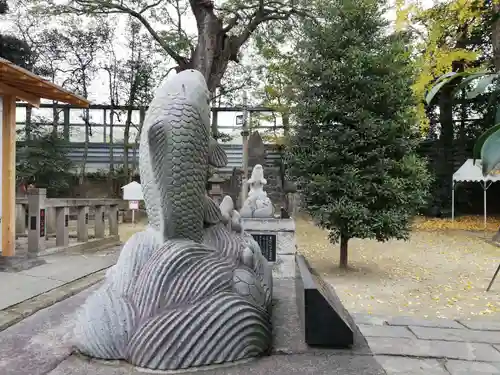 栗橋八坂神社の狛犬