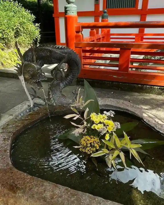 鞍馬寺の手水舎