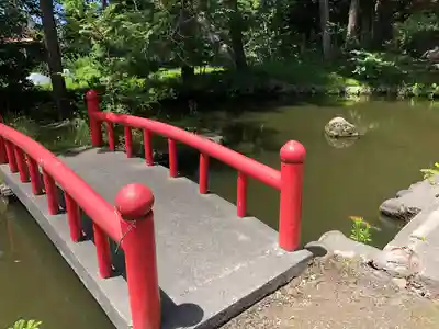 浪岡八幡宮の庭園