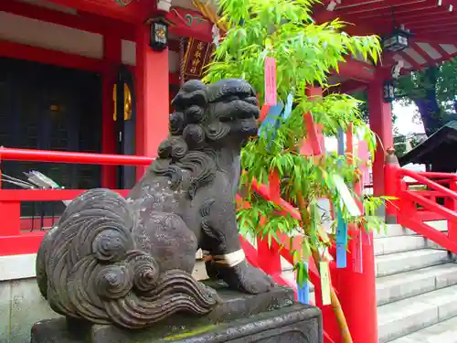 越谷香取神社の狛犬