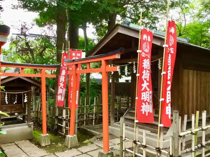 瘡守稲荷神社(妙正寺境内社)の末社・摂社