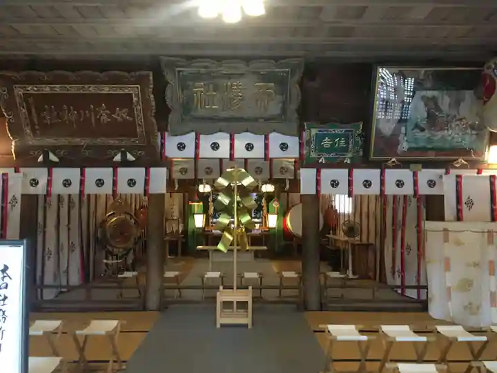 天津神社の本殿・本堂