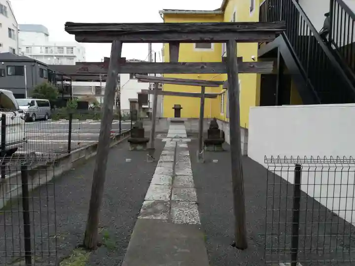 正一位小市郎稲荷神社古跡(跡地)の鳥居