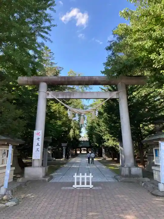 帯廣神社の七五三参