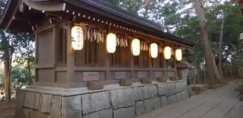 検見川神社の末社