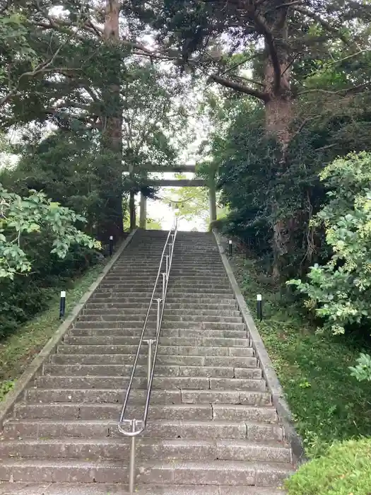 涌谷神社の鳥居