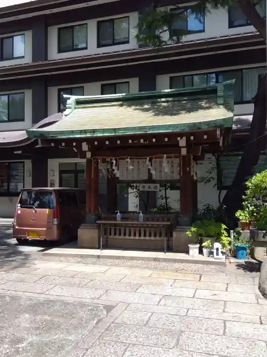 鐵砲洲稲荷神社の手水舎