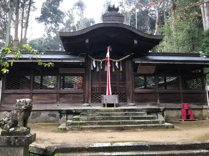 朱智神社の本殿・本堂