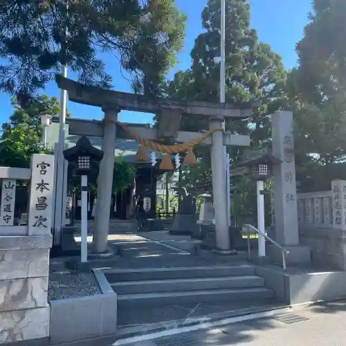 奥田神社の鳥居