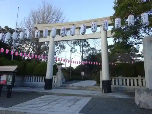 龍口明神社の鳥居