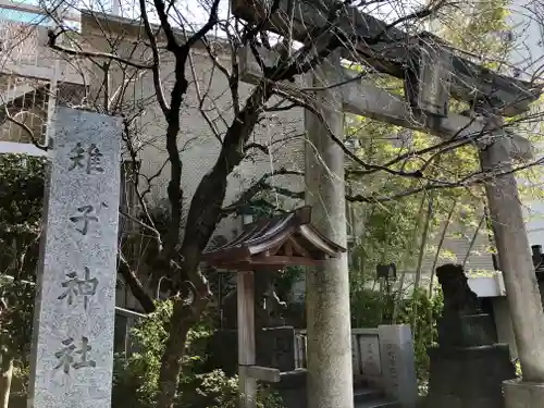 雉子神社の鳥居