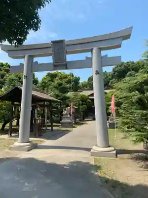 湊神社の鳥居