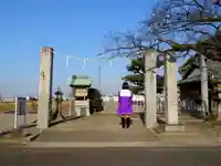 八幡社(鈴井町)の山門・神門