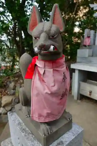 折上稲荷神社の狛犬