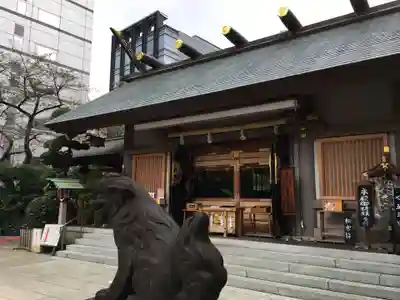 芝大神宮の狛犬