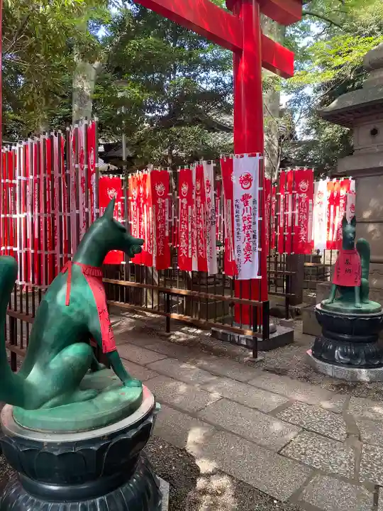 豊川稲荷東京別院の狛犬