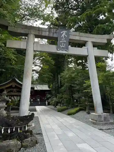 富士山東口本宮 冨士浅間神社の鳥居