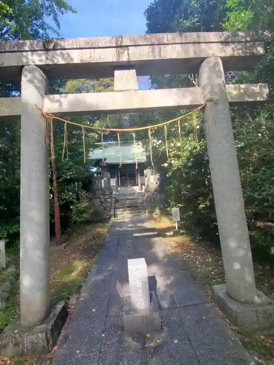 忍 諏訪神社・東照宮 の鳥居