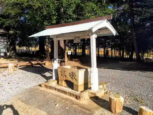 八幡社（中田八幡社）の手水舎