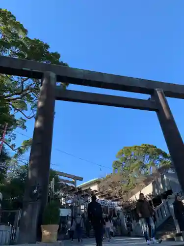 伊勢山皇大神宮の鳥居