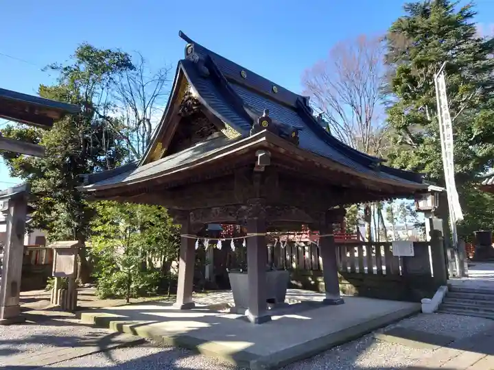 金鑚神社の手水舎