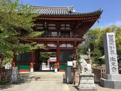 瀧泉寺(目黒不動尊)の山門・神門