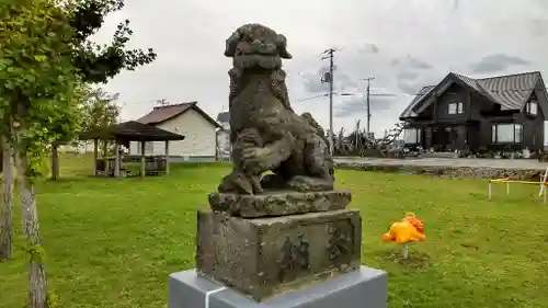 追分八幡神社の狛犬