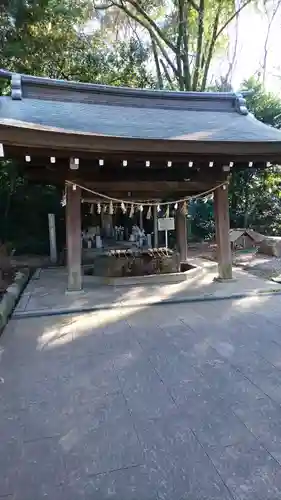 愛知縣護國神社の手水舎